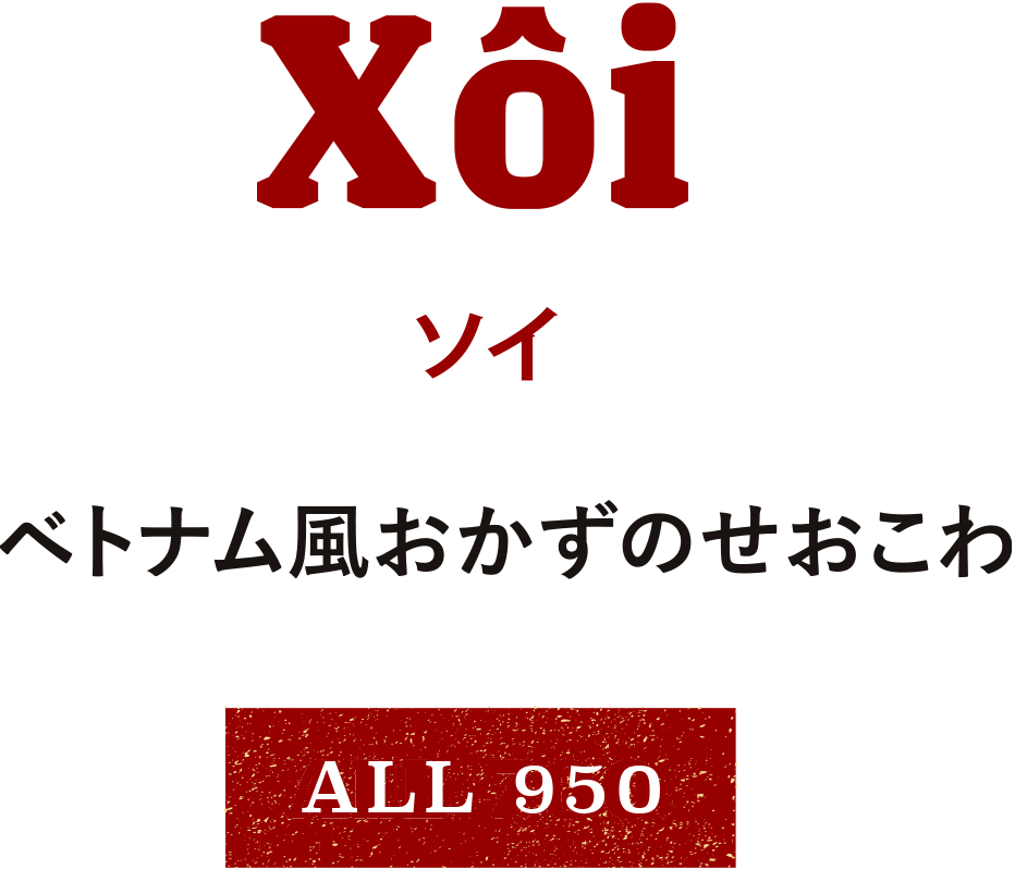 ソイ ベトナム風おかずのせおこわ